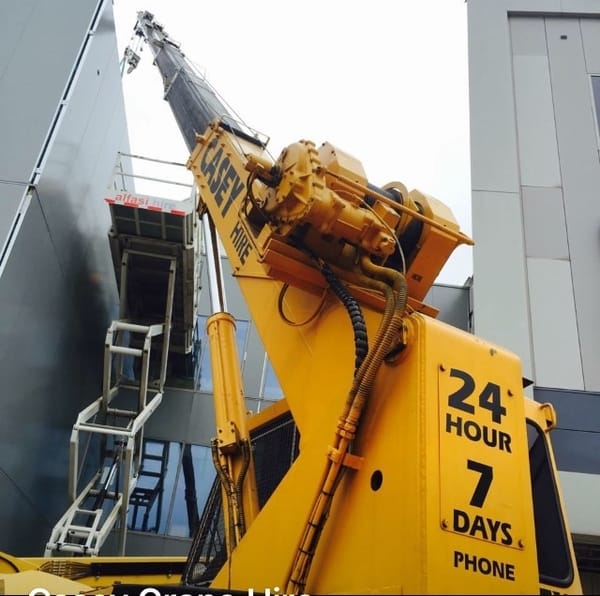Casey Crane Hire after-hours crane service